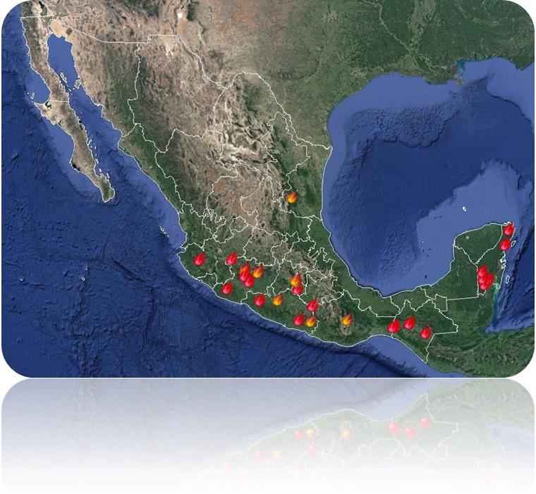  SITUACIÓN DE INCENDIOS FORESTALES EN MÉXICO AL 6 DE ABRIL