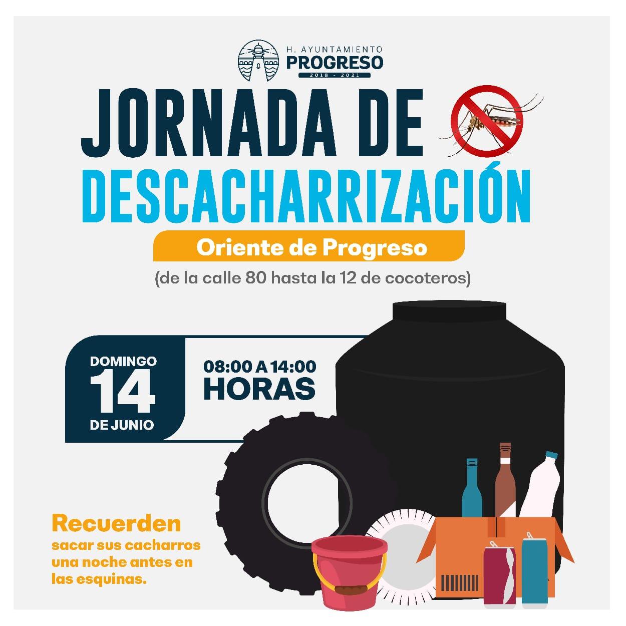 El alcalde Julián Zacarías Curi anuncia que este viernes inicia la Jornada de Descacharrización en Progreso y sus comisarías