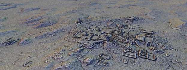 La ciudad maya descubierta en Guatemala.