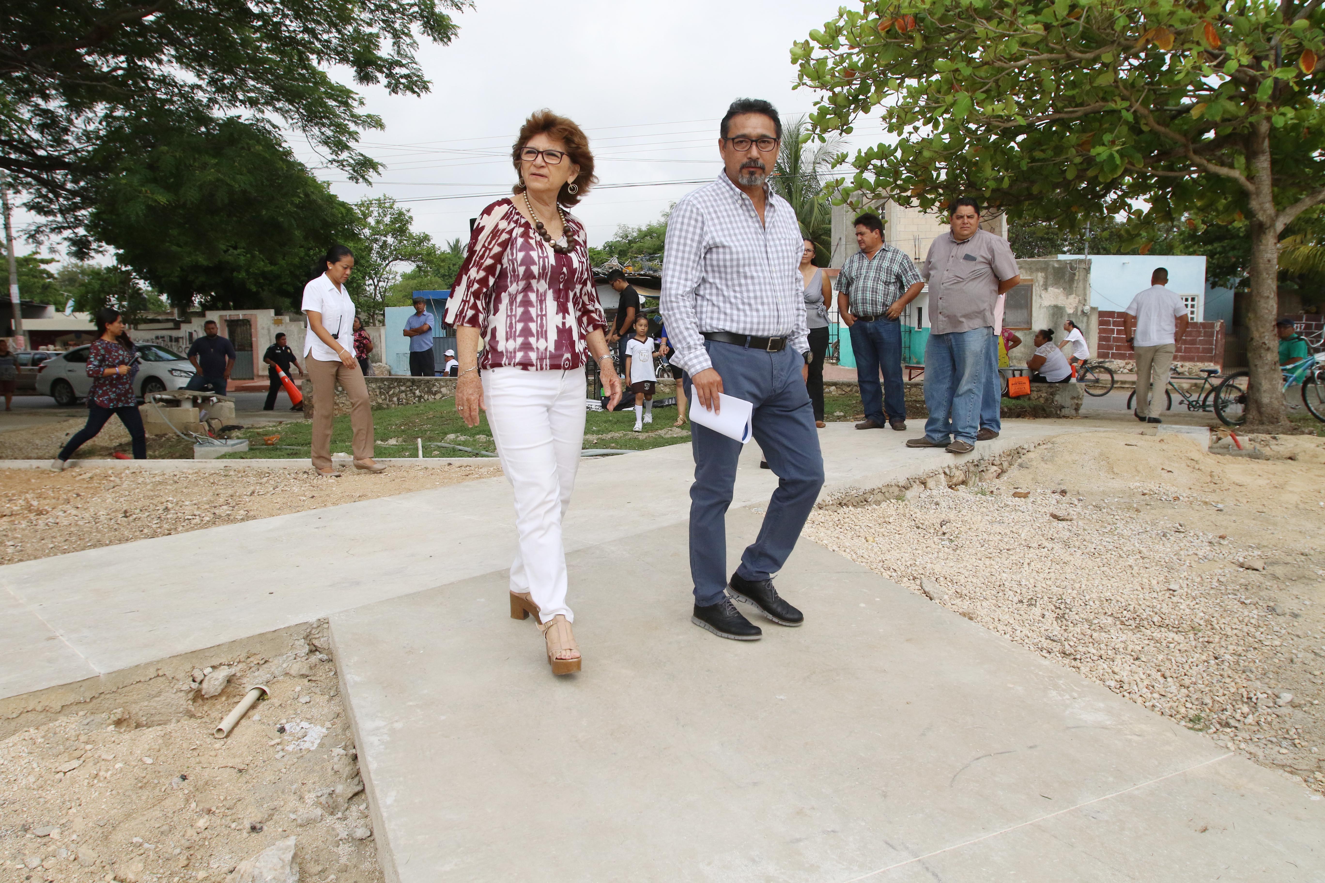 Nuevos y mejores espacios públicos en el oriente de Mérida