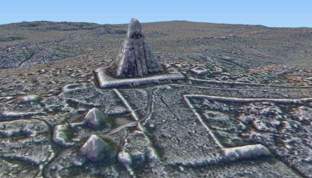 La ciudad maya descubierta en Guatemala.