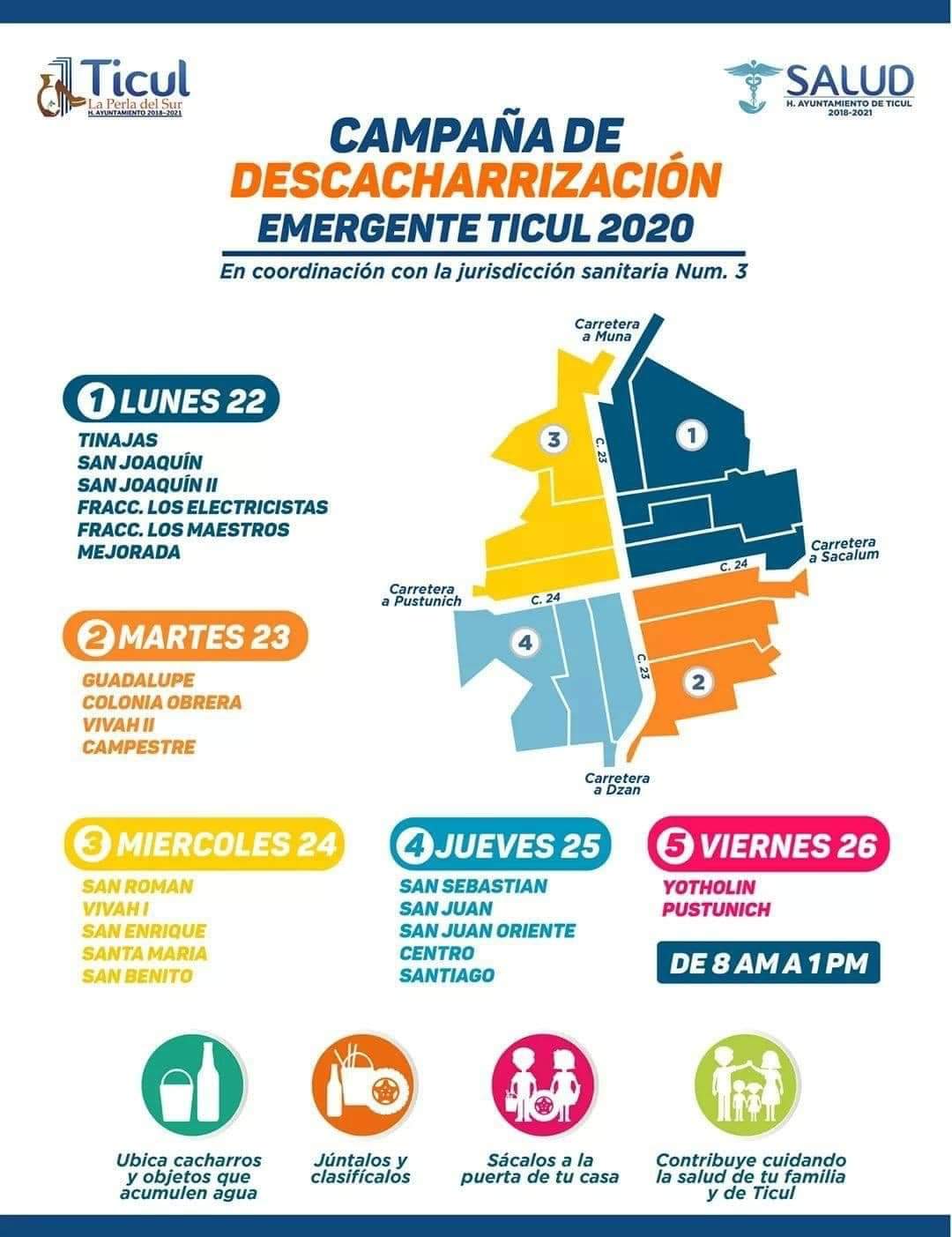 Arranca descacharrización masiva en la Perla del Sur.