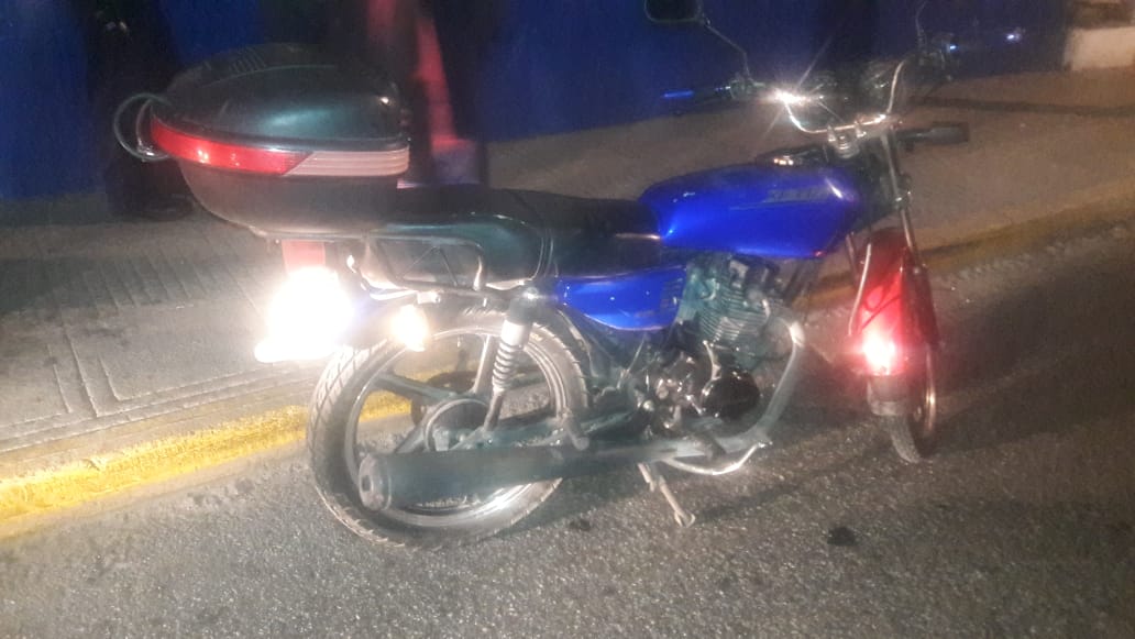 DETENIDO ACUSADO DEL ROBO DE UNA MOTOCICLETA
