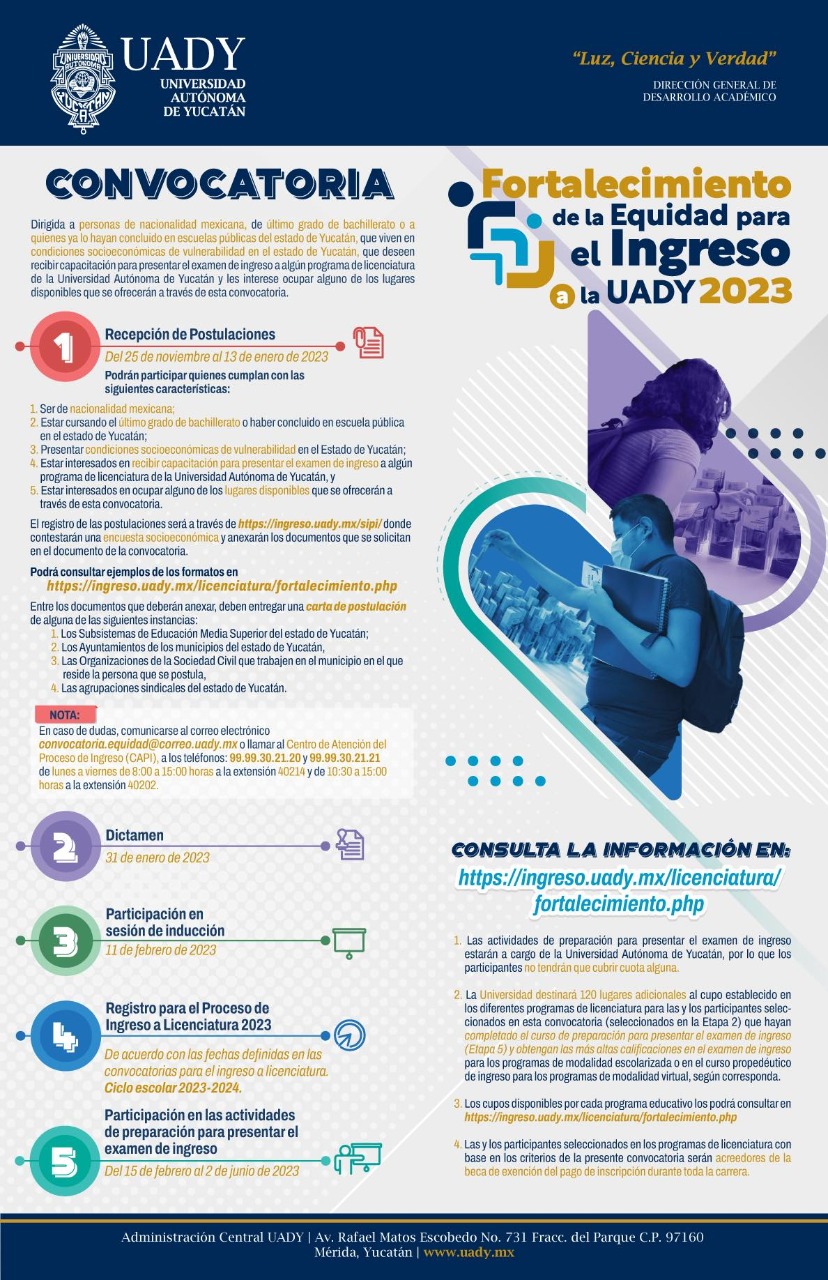 Extienden convocatoria para jóvenes de municipios del estado 