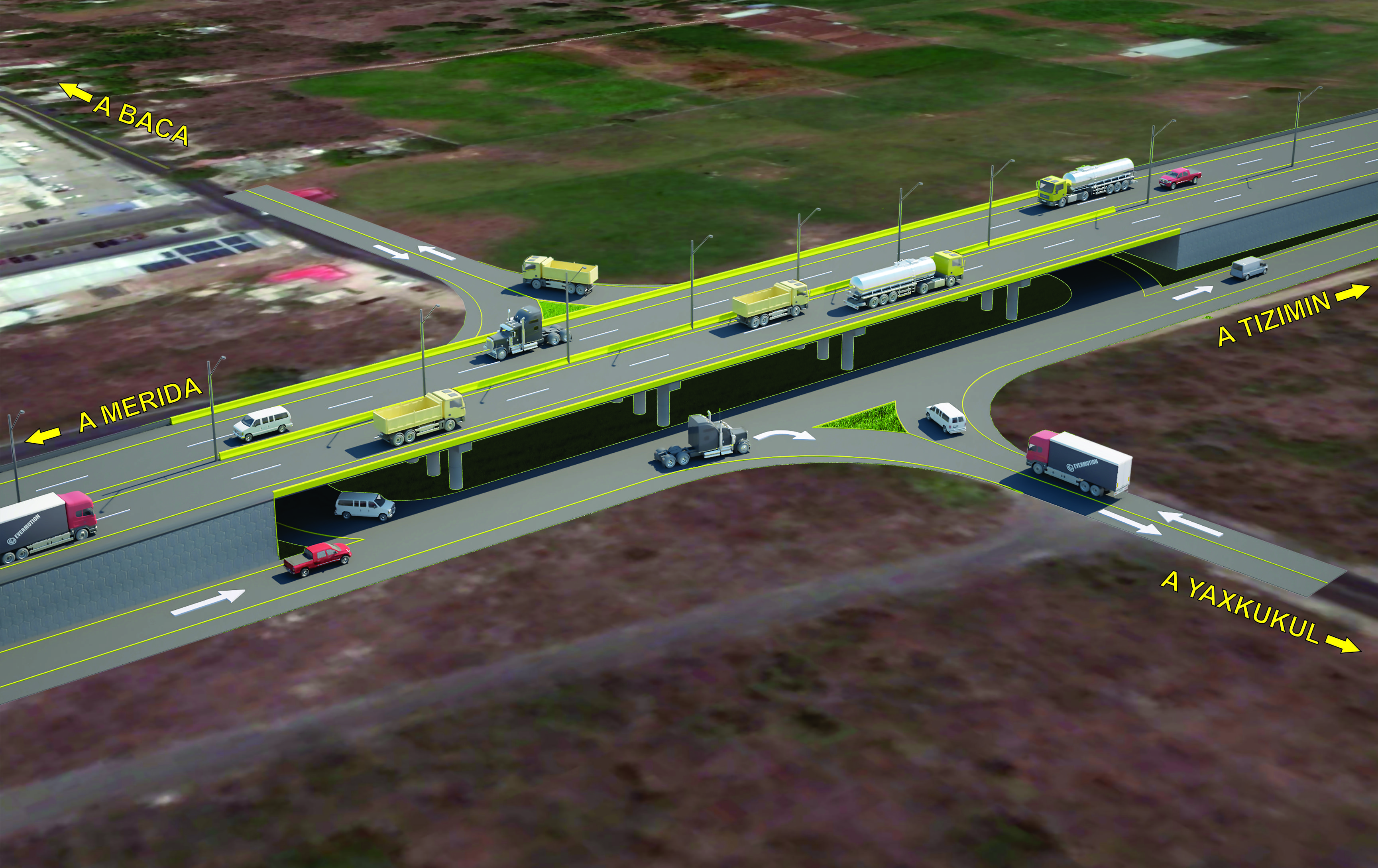 Emite SCT Yucatán fallo para la construcción del Distribuidor Vial Baca 